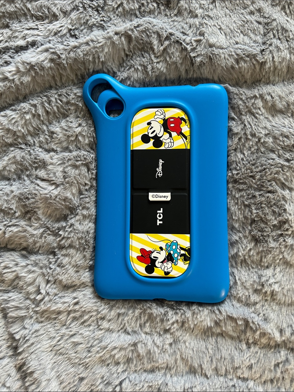 TCL Blue Phone Case with Mickey & Minnie Slide Grip
